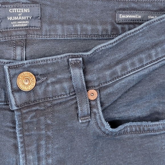 Citizens of Humanity Emannuelle Slim Bootcut Jean in Inkwell, EUC, size 25 - Picture 6 of 10